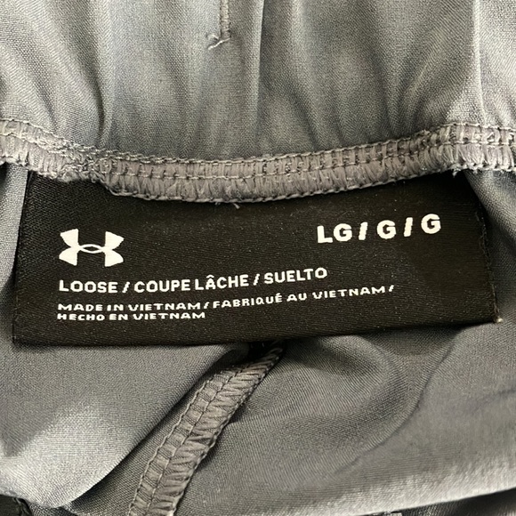 Under Armour Black Elastic Waistband Drawstring Pants, Large - Picture 5 of 6